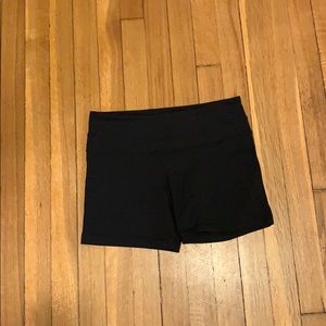 Lululemon black bike shorts